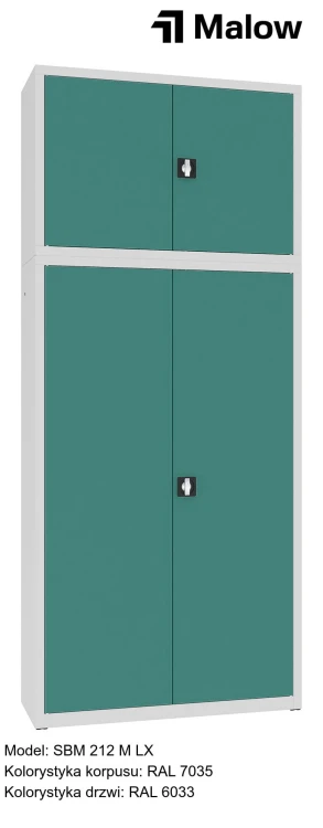 SBM 212 M LX Kolorystyka korpusu - RAL 7035 Kolorystyka drzwi - RAL 6033.jpg