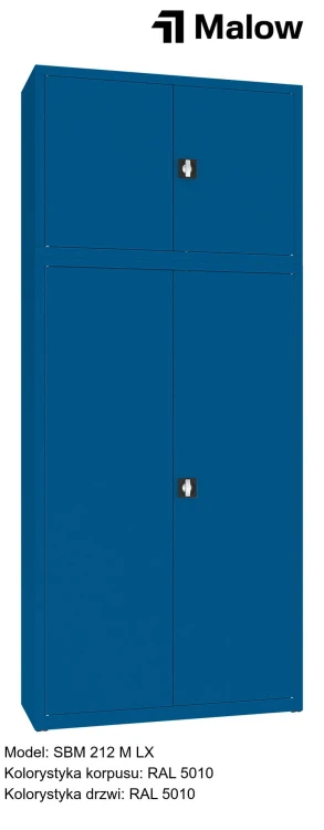 SBM 212 M LX Kolorystyka korpusu - RAL 5010 Kolorystyka drzwi - RAL 5010.jpg