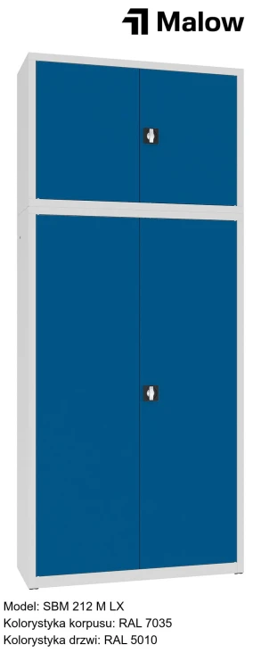 SBM 212 M LX Kolorystyka korpusu - RAL 7035 Kolorystyka drzwi - RAL 5010.jpg