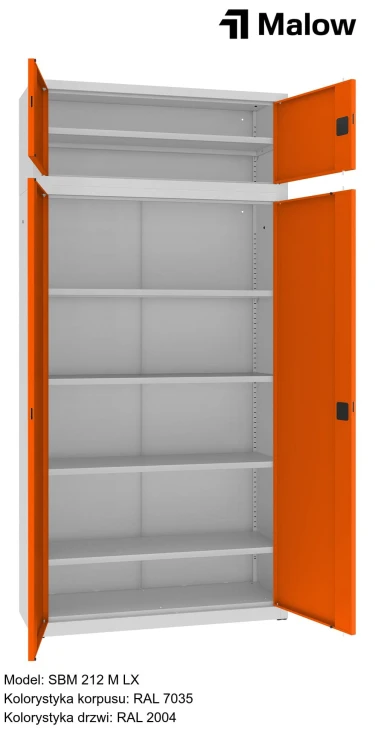 SBM 212 M LX Kolorystyka korpusu - RAL 7035 Kolorystyka drzwi - RAL 2004 (1).jpg