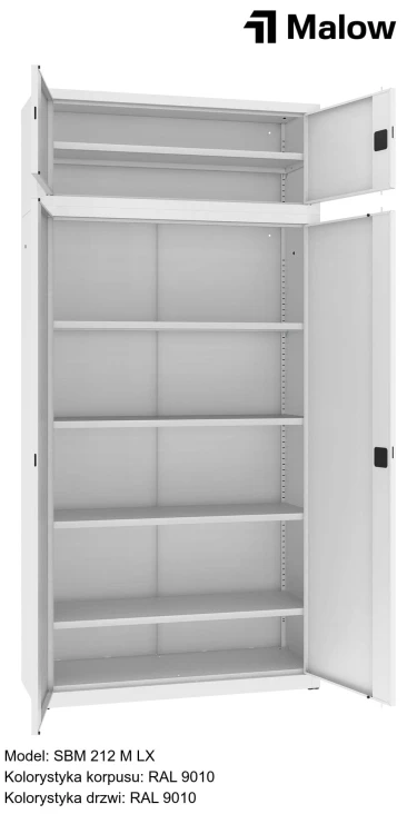 SBM 212 M LX Kolorystyka korpusu - RAL 9010 Kolorystyka drzwi - RAL 9010 (1).jpg