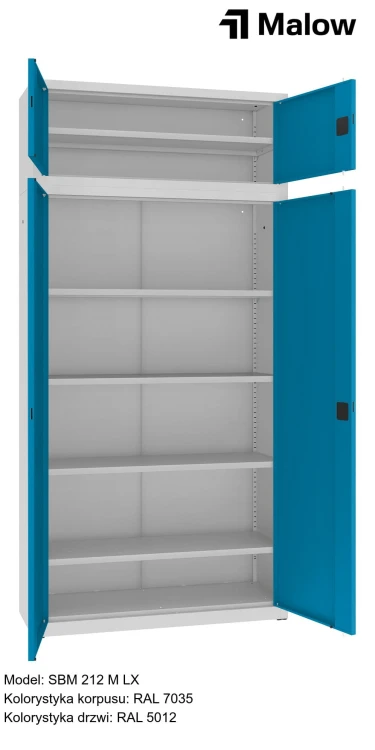 SBM 212 M LX Kolorystyka korpusu - RAL 7035 Kolorystyka drzwi - RAL 5012 (1).jpg