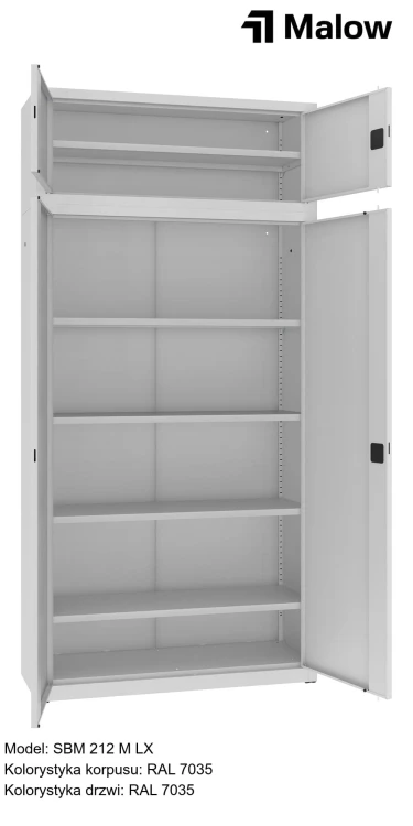SBM 212 M LX Kolorystyka korpusu - RAL 7035 Kolorystyka drzwi - RAL 7035 (1).jpg
