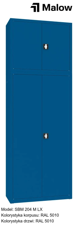 SBM 204 M LX Kolorystyka korpusu - RAL 5010 Kolorystyka drzwi - RAL 5010.jpg