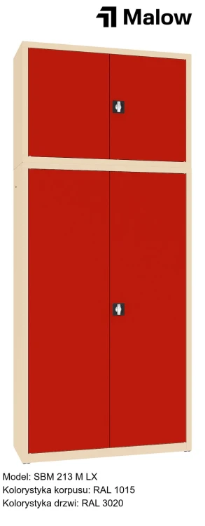SBM 213 M LX Kolorystyka korpusu - RAL 1015 Kolorystyka drzwi - RAL 3020.jpg