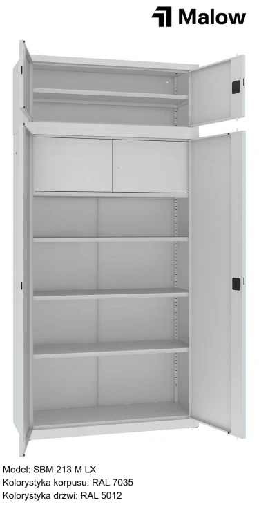 SBM 213 M LX Kolorystyka korpusu - RAL 7035 Kolorystyka drzwi - RAL 5012 (1).jpg