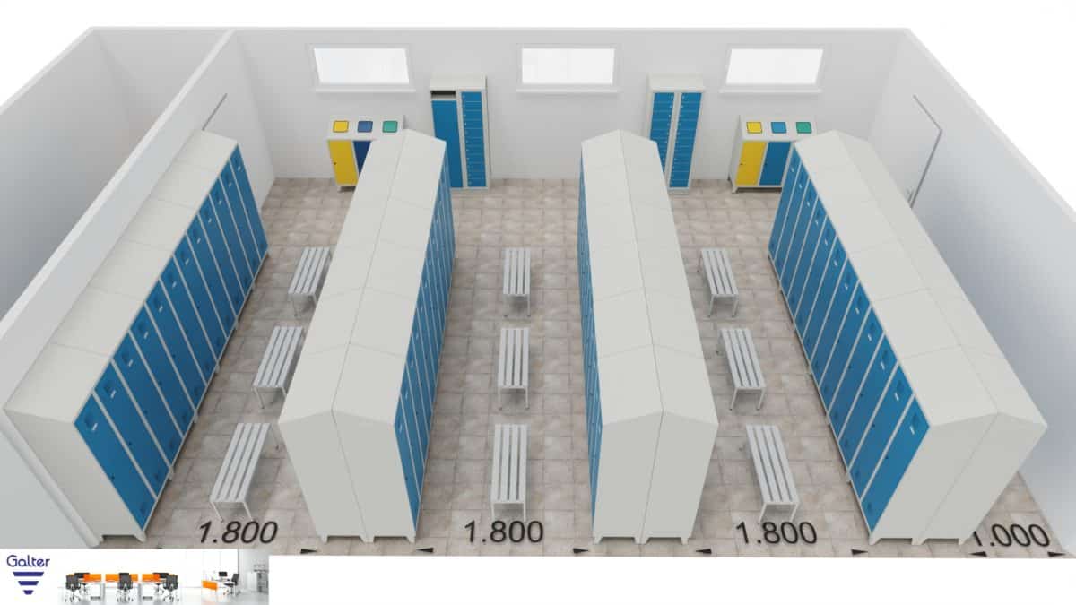 Bezpieczna szatnia – meble metalowe