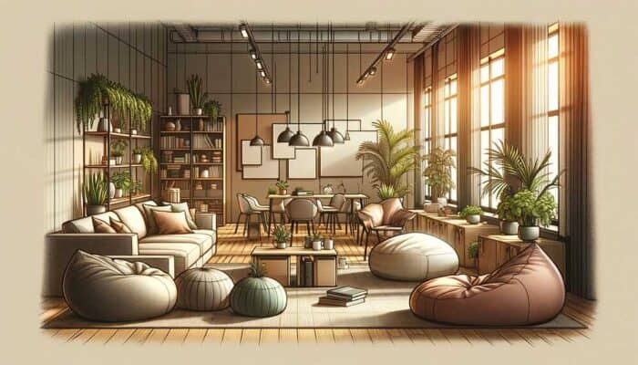 Jak stworzyć przestrzeń do relaksu w biurze?