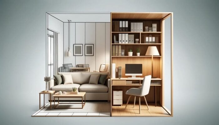 Biuro w salonie – jak to połączyć? Praktyczne wskazówki