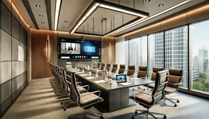 Wyposażenie sali konferencyjnej – co powinno się znaleźć?