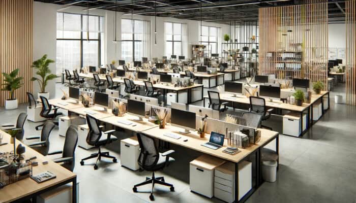 Ustawienie biurek w biurze – jak odpowiednio to zrobić?